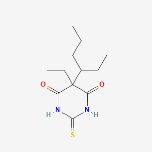 molecular formula C12H20N2O2S B1608366 Thiotetrabarbital CAS No. 467-38-9