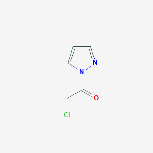molecular formula C5H5ClN2O B1608372 2-Chloro-1-pyrazol-1-yl-ethanone CAS No. 28998-74-5