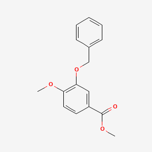 molecular formula C16H16O4 B1608386 Methyl 3-(benzyloxy)-4-methoxybenzoate CAS No. 57535-57-6