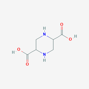 molecular formula C6H10N2O4 B1608387 Piperazine-2,5-dicarboxylic Acid CAS No. 89601-10-5