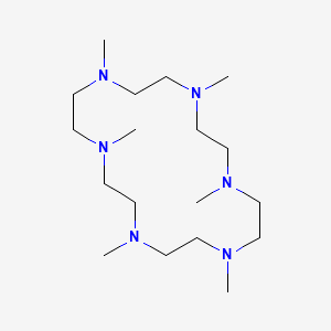 molecular formula C18H42N6 B1608400 1,4,7,10,13,16-Hexamethyl-1,4,7,10,13,16-hexaazacyclooctadecane CAS No. 79676-97-4