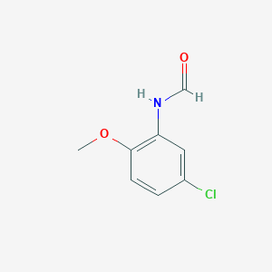 molecular formula C8H8ClNO2 B1608404 N-(5-chloro-2-methoxyphenyl)formamide CAS No. 63429-96-9