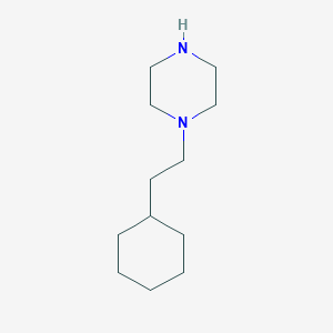 molecular formula C12H24N2 B160841 1-(2-Cyclohexylethyl)piperazine CAS No. 132800-12-5