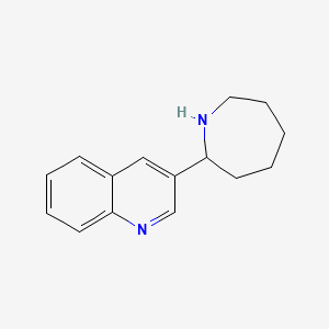 molecular formula C15H18N2 B1608411 3-Azepan-2-yl-quinoline CAS No. 527673-83-2