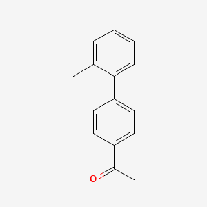 molecular formula C15H14O B1608414 1-(2'-Methyl[1,1'-biphenyl]-4-yl)ethanone CAS No. 56917-39-6