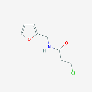 molecular formula C8H10ClNO2 B1608415 3-chloro-N-(2-furylmethyl)propanamide CAS No. 64017-87-4