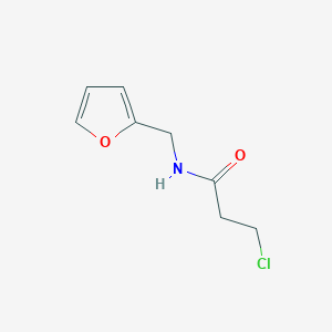 3-chloro-N-(furan-2-ylmethyl)propanamide