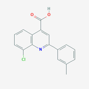 8-Chloro-2-(3-methylphenyl)quinoline-4-carboxylic acid