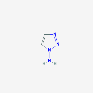 molecular formula C2H4N4 B1608429 1H-1,2,3-triazol-1-amine CAS No. 584-14-5