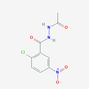molecular formula C9H8ClN3O4 B1608430 N'-acetyl-2-chloro-5-nitrobenzohydrazide CAS No. 244167-73-5