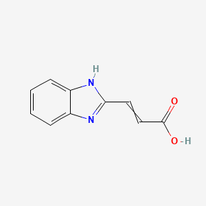 molecular formula C10H8N2O2 B1608435 3-(1H-Benzoimidazol-2-yl)-acrylic acid CAS No. 53004-64-1