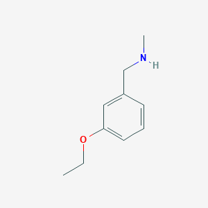 molecular formula C10H15NO B1608437 (3-乙氧基苯基)-N-甲基甲胺 CAS No. 893581-62-9