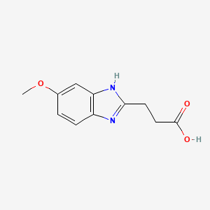 3-(5-methoxy-1H-benzimidazol-2-yl)propanoic acid