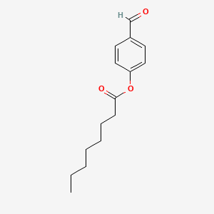 molecular formula C15H20O3 B1608459 (4-formylphenyl) Octanoate CAS No. 50433-83-5