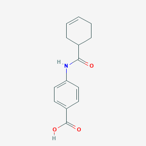 4-(cyclohex-3-ene-1-carbonylamino)benzoic Acid