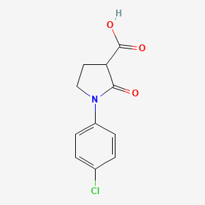 1-(4-Chlorophenyl)-2-oxopyrrolidine-3-carboxylic acid