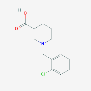 molecular formula C13H16ClNO2 B1608464 1-(2-Chlorobenzyl)piperidine-3-carboxylic acid CAS No. 853649-08-8
