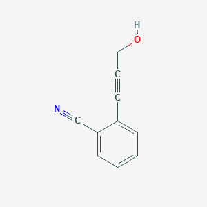 2-(3-Hydroxyprop-1-ynyl)benzonitrile