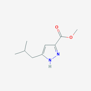 methyl 3-isobutyl-1H-pyrazole-5-carboxylate