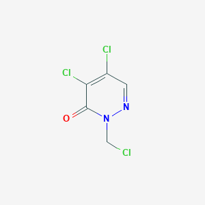 2-Chloromethyl-4,5-dichloropyridazin-3(2H)-one