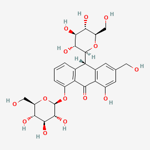 molecular formula C27H32O14 B1608486 Cascaroside A CAS No. 53823-08-8