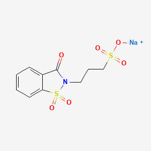 Sodium 3-oxo-1,2-benzisothiazole-2(3H)-propanesulphonate 1,1-dioxide