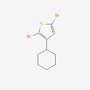 molecular formula C10H12Br2S B1608498 2,5-Dibromo-3-cyclohexylthiophene CAS No. 302912-44-3