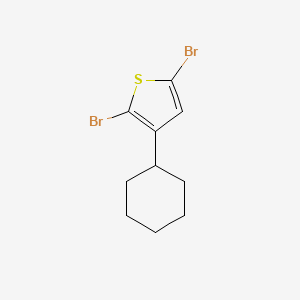 2,5-Dibromo-3-cyclohexylthiophene