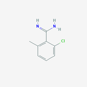 molecular formula C8H9ClN2 B1608499 2-Chloro-6-methyl-benzamidine CAS No. 885963-43-9