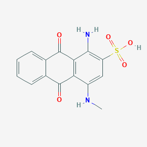 1-Amino-4-(methylamino)-9,10-dioxoanthracene-2-sulfonic acid