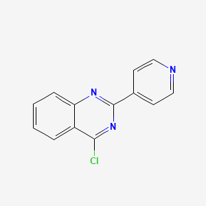 molecular formula C13H8ClN3 B1608516 4-Chloro-2-pyridin-4-ylquinazoline CAS No. 6484-27-1