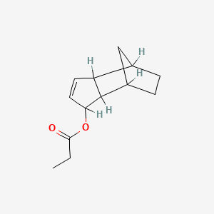 molecular formula C13H18O2 B1608525 3a,4,5,6,7,7a-Hexahydro-4,7-methano-1H-indenyl propionate CAS No. 68912-13-0