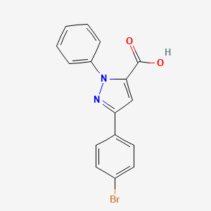 3-(4-Bromophenyl)-1-phenyl-1H-pyrazole-5-carboxylic acid