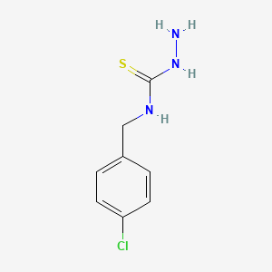 molecular formula C8H10ClN3S B1608535 N-(4-chlorobenzyl)hydrazinecarbothioamide CAS No. 6610-36-2