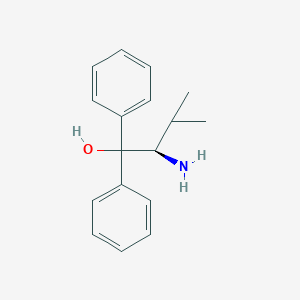 molecular formula C17H21NO B160854 (R)-(+)-2-Amino-3-methyl-1,1-diphenyl-1-butanol CAS No. 86695-06-9