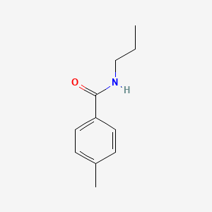 molecular formula C11H15NO B1608540 4-methyl-N-propylbenzamide CAS No. 39887-40-6