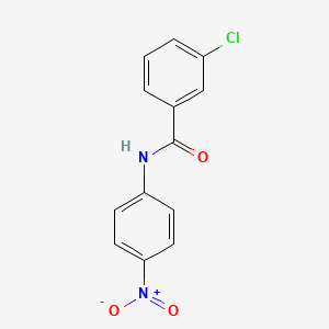 molecular formula C13H9ClN2O3 B1608545 3-chloro-N-(4-nitrophenyl)benzamide CAS No. 71267-16-8