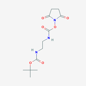 Tert-butyl N-[2-[(2,5-dioxopyrrolidin-1-yl)oxycarbonylamino]ethyl]carbamate