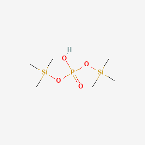 molecular formula C6H19O4PSi2 B1608556 Bis(trimethylsilyl) hydrogen phosphate CAS No. 55518-04-2