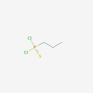 molecular formula C3H7Cl2PS B1608557 Propylphosphonothioic dichloride CAS No. 2524-01-8