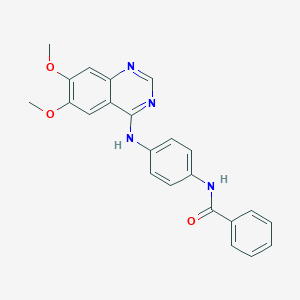 molecular formula C23H20N4O3 B160856 Aurora kinase inhibitor-2 CAS No. 331770-21-9