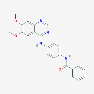 molecular formula C23H20N4O3 B160856 Aurora Kinase Inhibitor II CAS No. 331770-21-9