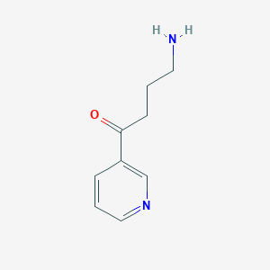 molecular formula C9H12N2O B1608560 4-Amino-1-(pyridin-3-yl)butan-1-one CAS No. 71278-11-0