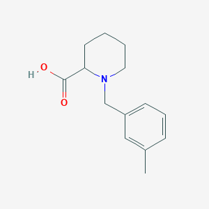 molecular formula C14H19NO2 B1608572 1-(3-Methylbenzyl)piperidine-2-carboxylic acid CAS No. 1025013-26-6