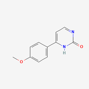 molecular formula C11H10N2O2 B1608575 4-(4-Methoxyphenyl)pyrimidin-2-ol CAS No. 674810-96-9