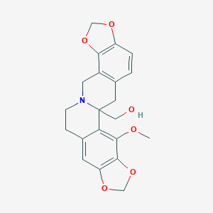 molecular formula C21H21NO6 B160858 Zijinlongine CAS No. 133086-83-6