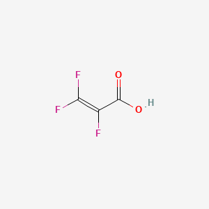 molecular formula C3HF3O2 B1608583 2,3,3-Trifluoroacrylic acid CAS No. 433-68-1