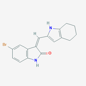 molecular formula C17H15BrN2O B160859 VEGF Receptor 2 Kinase Inhibitor II CAS No. 288144-20-7