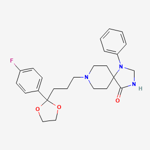 molecular formula C25H30FN3O3 B1608600 ETHYLENEDIOXY SPIPERONE CAS No. 54080-21-6