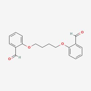 molecular formula C18H18O4 B1608608 2-[4-(2-Formylphenoxy)butoxy]benzaldehyde CAS No. 77354-98-4